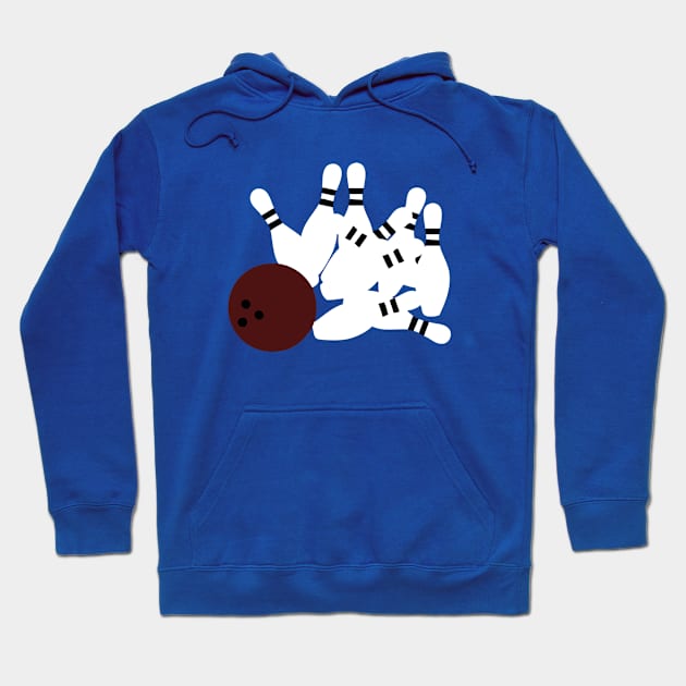 bowling ball Hoodie by Huggy Mauve